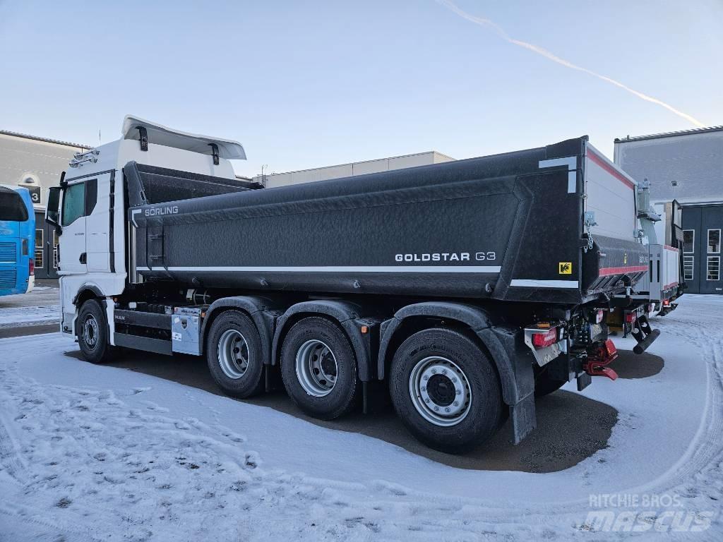 MAN TGX 35.510 8x4-4 Savivarčių priekabų vilkikai