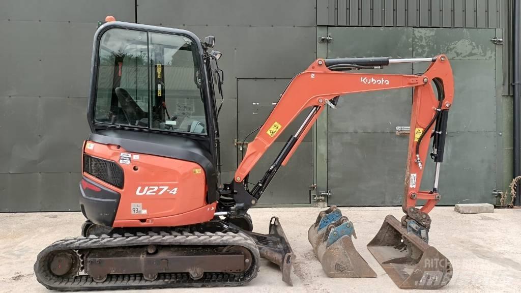 Kubota U 27-4 Mini ekskavatoriai < 7 t