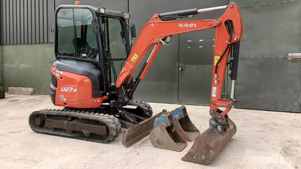 Kubota U 27-4 Mini ekskavatoriai < 7 t