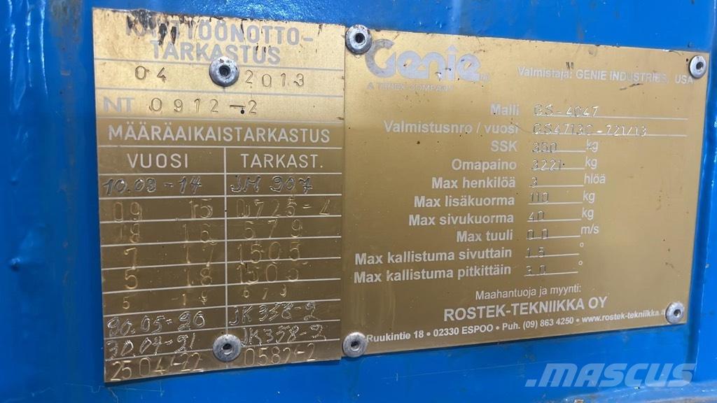 Genie GS 4047 Žirkliniai keltuvai