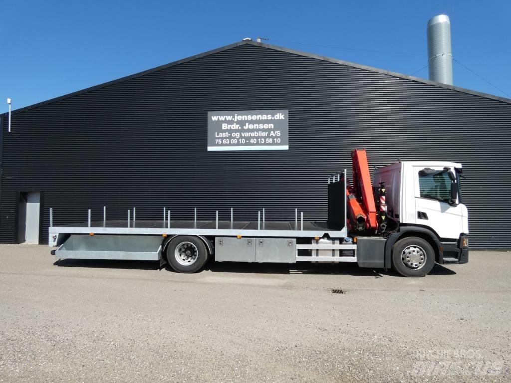 Scania p 220 Automobiliniai kranai