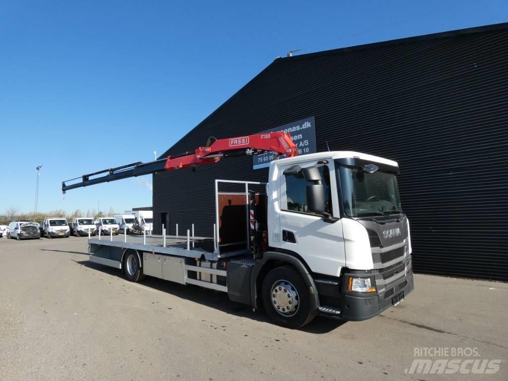 Scania p 220 Automobiliniai kranai