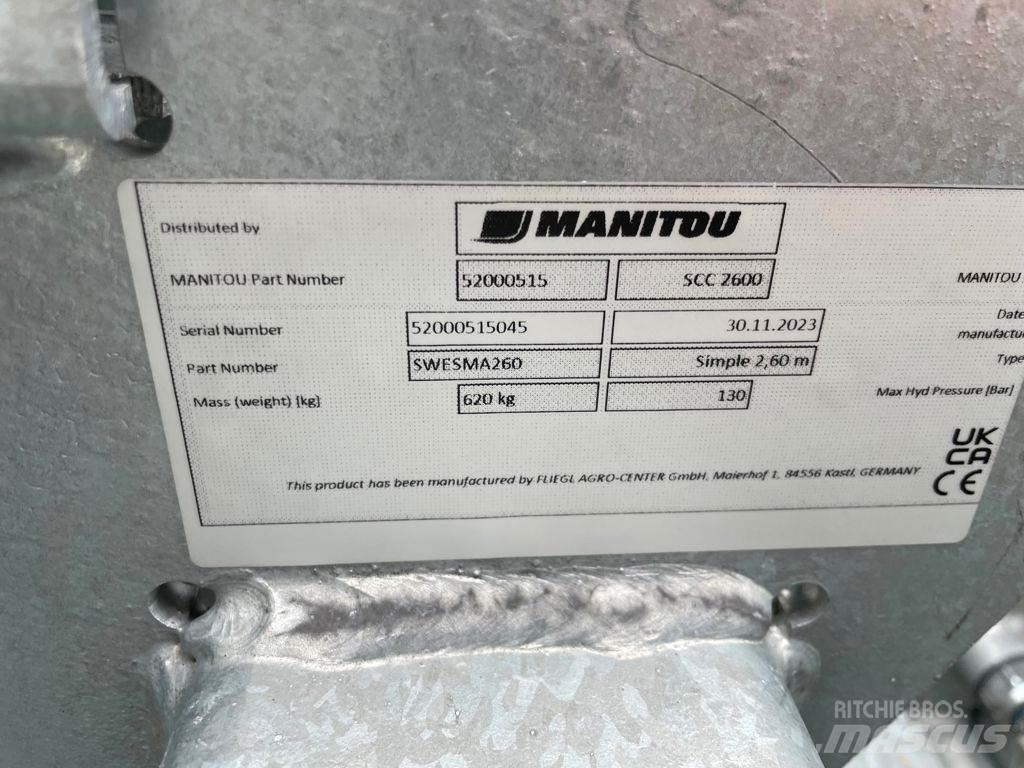 Manitou SCC 2600 Teleskopiniai krautuvai