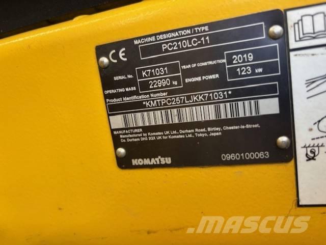 Komatsu PC 210 LC-11 Vikšriniai ekskavatoriai