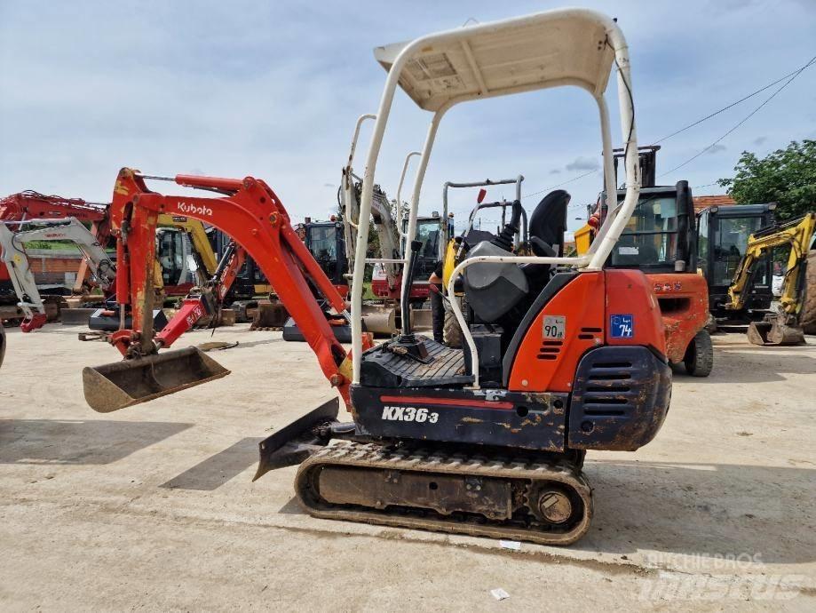 Kubota KX 36-3 Mini ekskavatoriai < 7 t