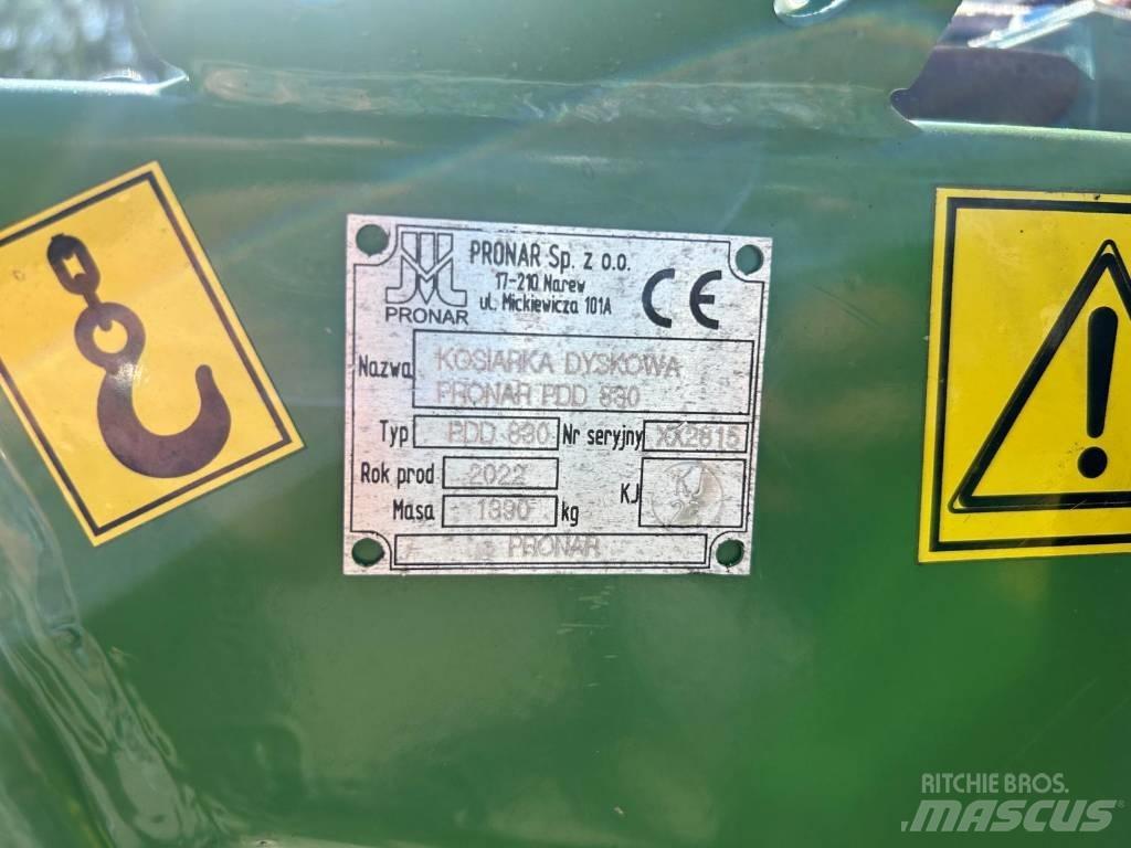 Pronar PDD830C Formuojančios žoliapjovės