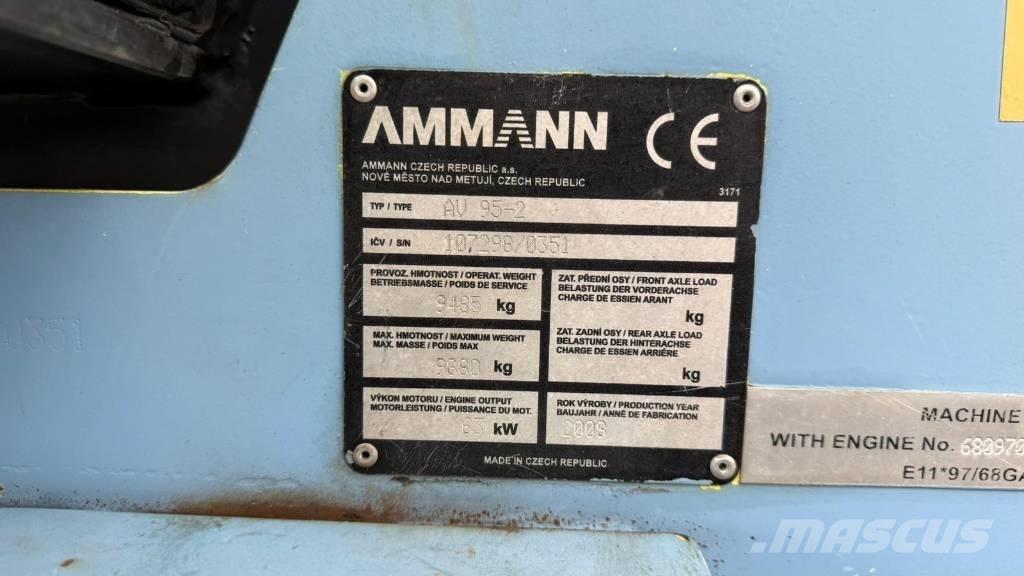 Ammann AV  95-2 Porinių būgnų volai