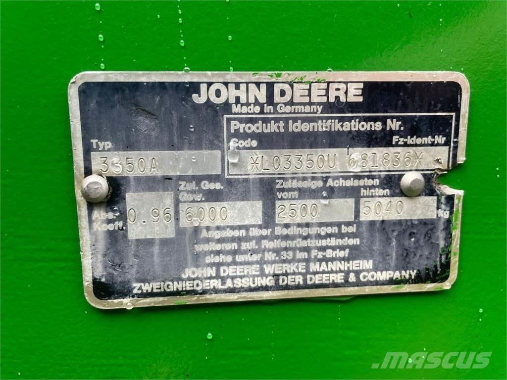 John Deere 3350 Traktoriai