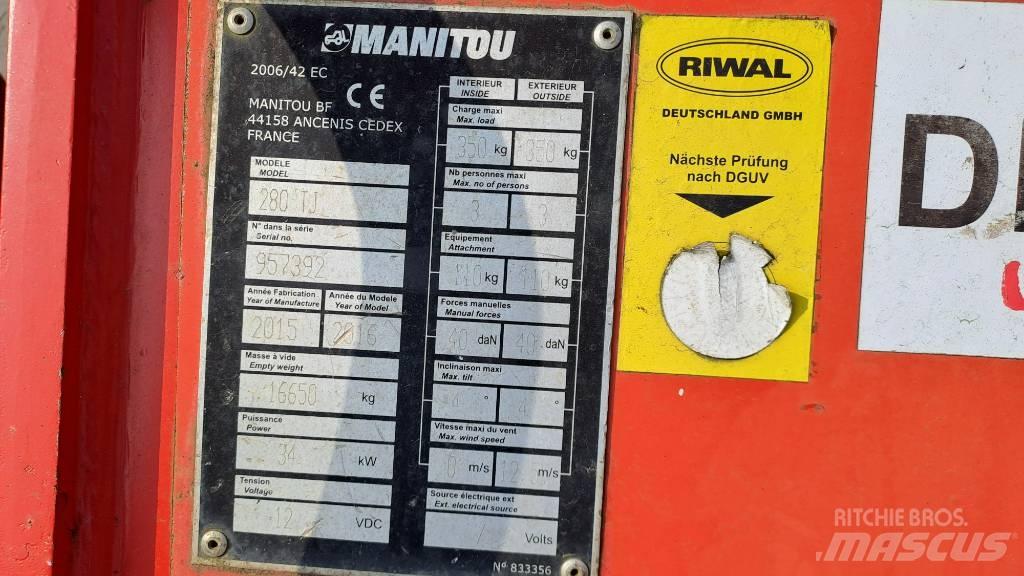Manitou 280TJ Teleskopiniai keltuvai