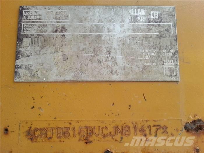CAT 315 D Vikšriniai ekskavatoriai