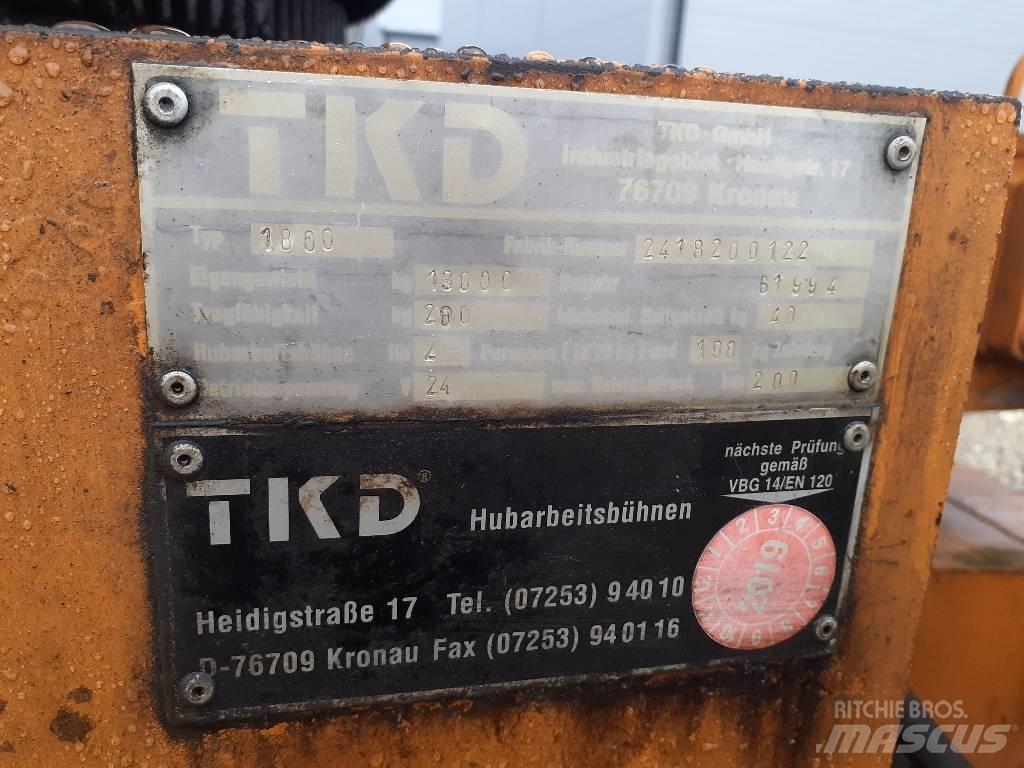 TKD 1800 Kompaktiškas savaeigis strėlinis keltuvas
