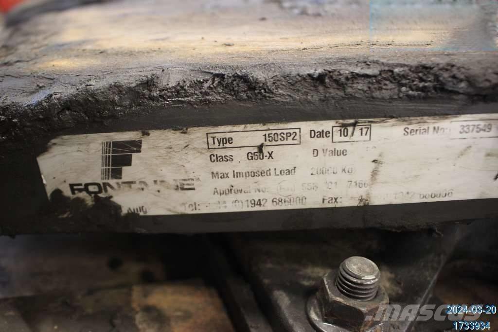 DAF XF 510 Važiuoklė ir suspensija