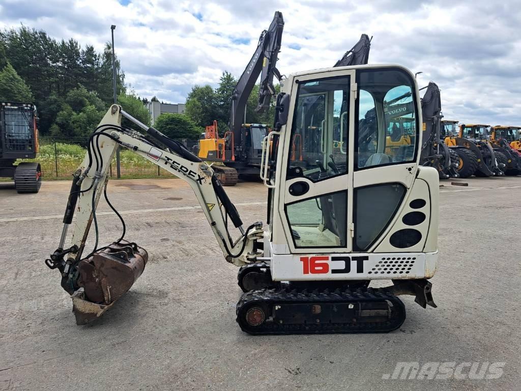 Terex TC16 Mini ekskavatoriai < 7 t