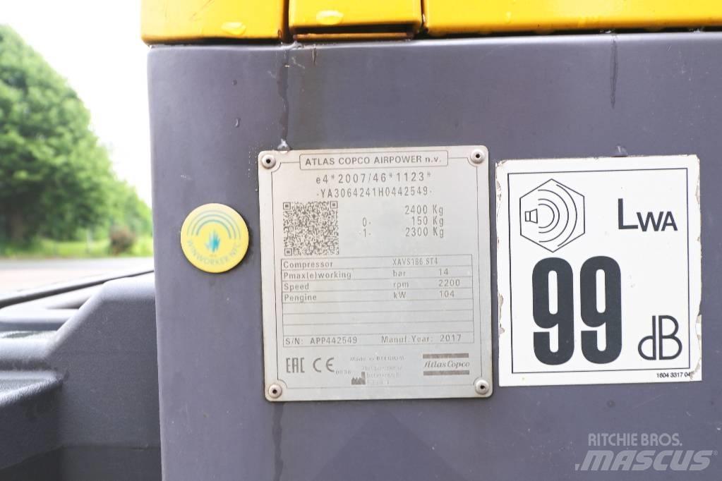 Atlas Copco XAVS 186 Kompresoriai