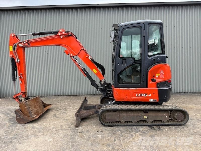 Kubota U 36-4 Mini ekskavatoriai < 7 t