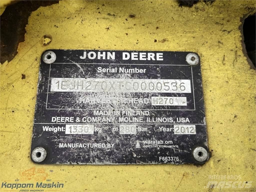 John Deere H270 Medžių kirtimo mašinų darbinės galvos