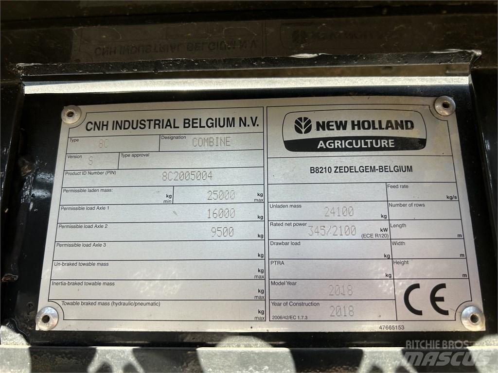New Holland CR 8.90 Derliaus nuėmimo kombainai