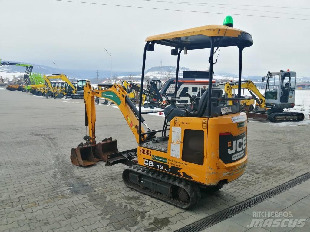 JCB 15 C-1 Mini ekskavatoriai < 7 t