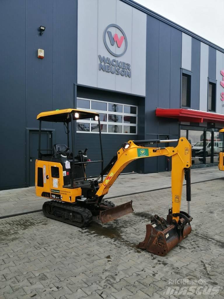 JCB 15 C-1 Mini ekskavatoriai < 7 t