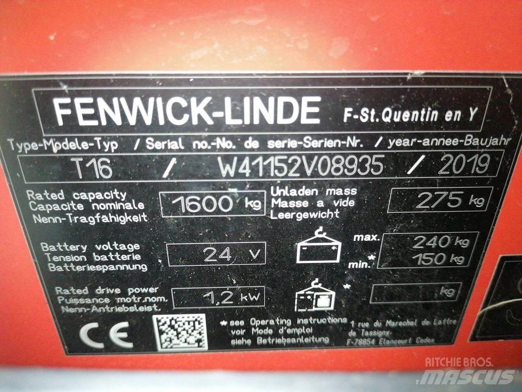 Linde T16L Mažų aukščių keltuvai