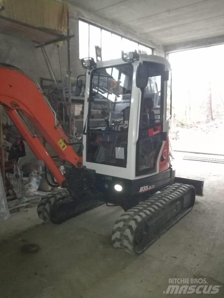 Kubota U 35 Mini ekskavatoriai < 7 t