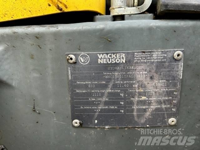 Wacker Neuson 803 Mini ekskavatoriai < 7 t