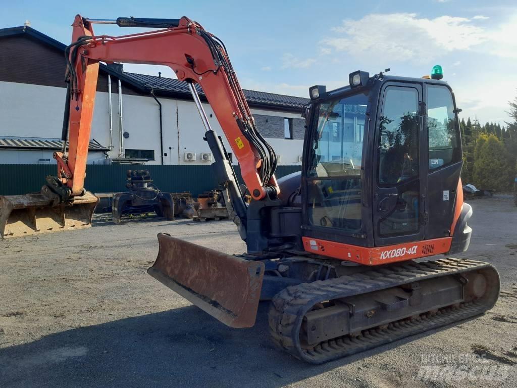 Kubota KX 080-4 Vidutinės galios ekskavatoriai 7-12 t