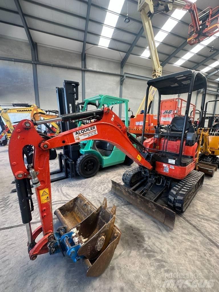 Kubota U 17-3 Mini ekskavatoriai < 7 t