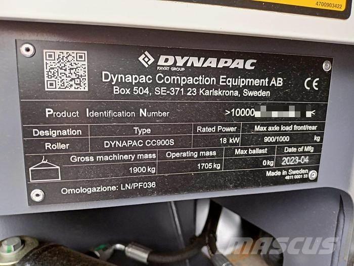 Dynapac CC900S Velkami vibraciniai volai
