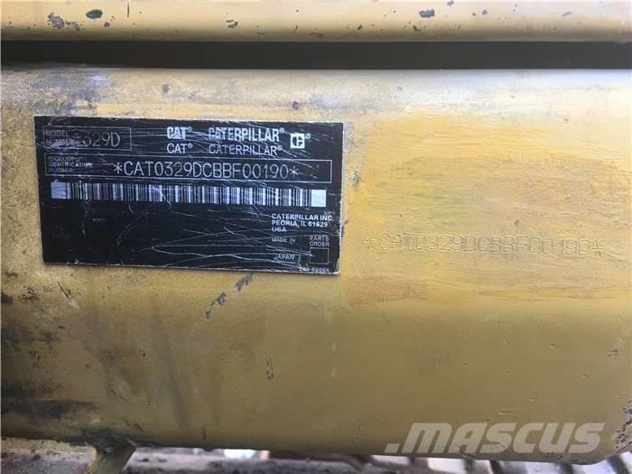 CAT 329 D Vikšriniai ekskavatoriai