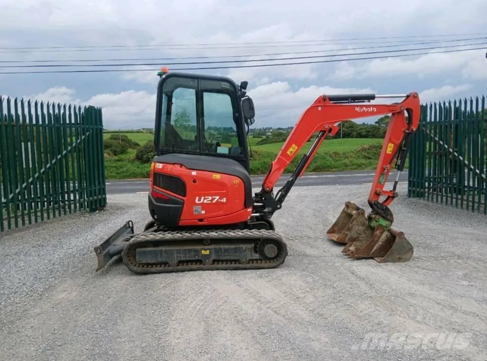 Kubota U 27-4 Mini ekskavatoriai < 7 t