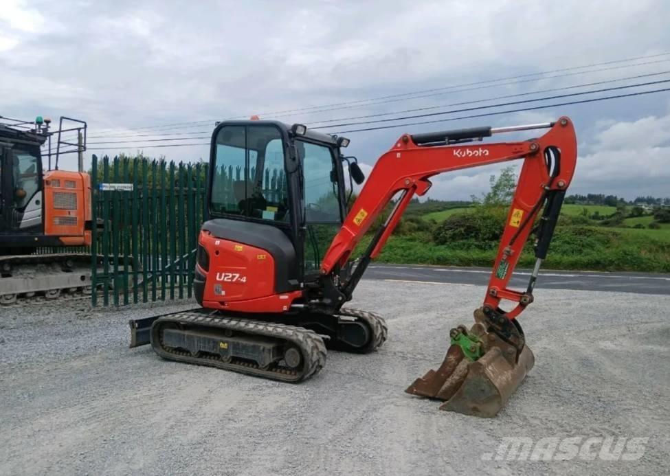 Kubota U 27-4 Mini ekskavatoriai < 7 t