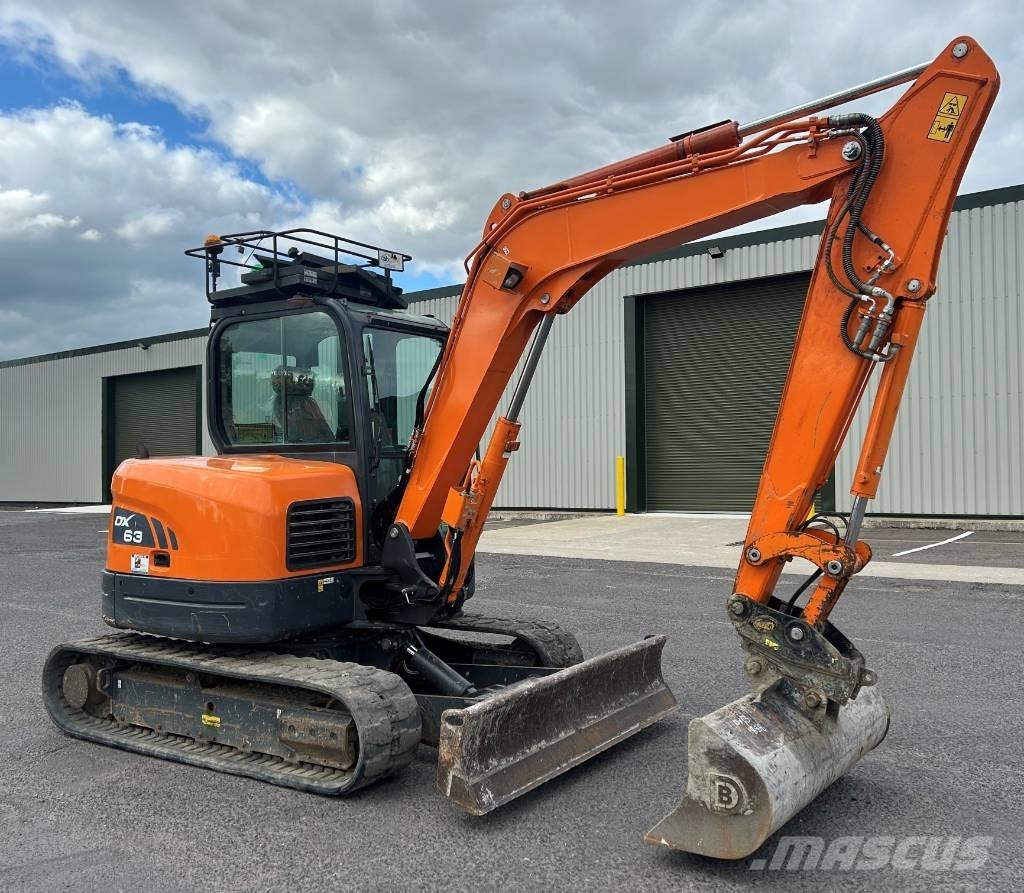 Doosan DX63-3 Vikšriniai ekskavatoriai