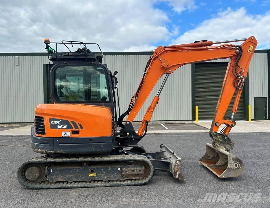 Doosan DX63-3 Vikšriniai ekskavatoriai