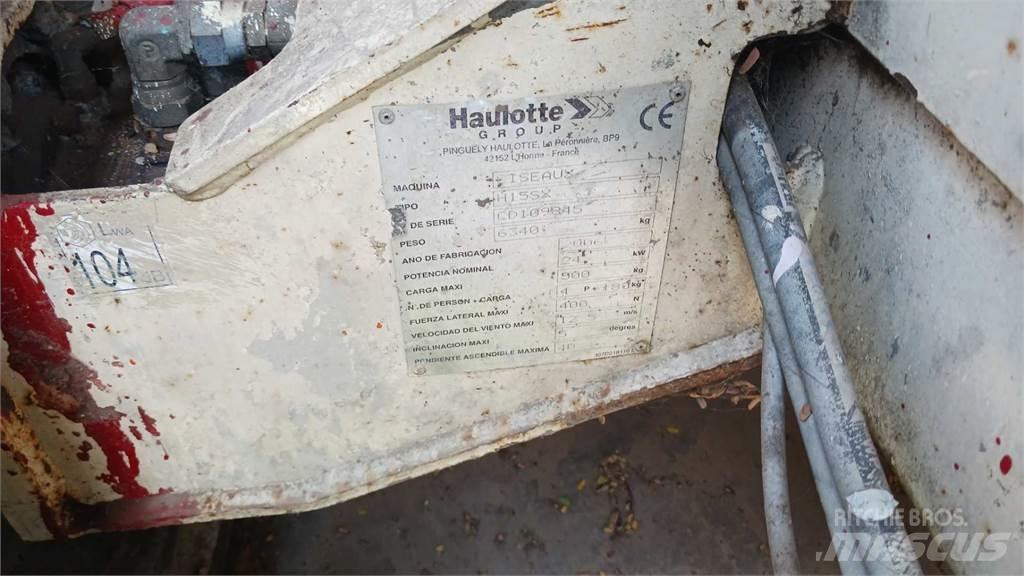 Haulotte H15SX Žirkliniai keltuvai