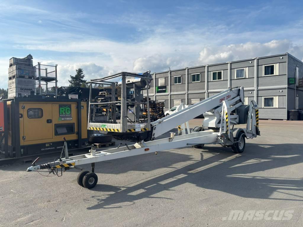 Dino 210 XT Ant priekabų montuojamos kėlimo platformos