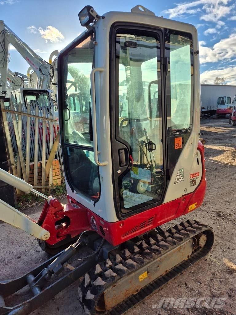 Takeuchi TB 216 Mini ekskavatoriai < 7 t