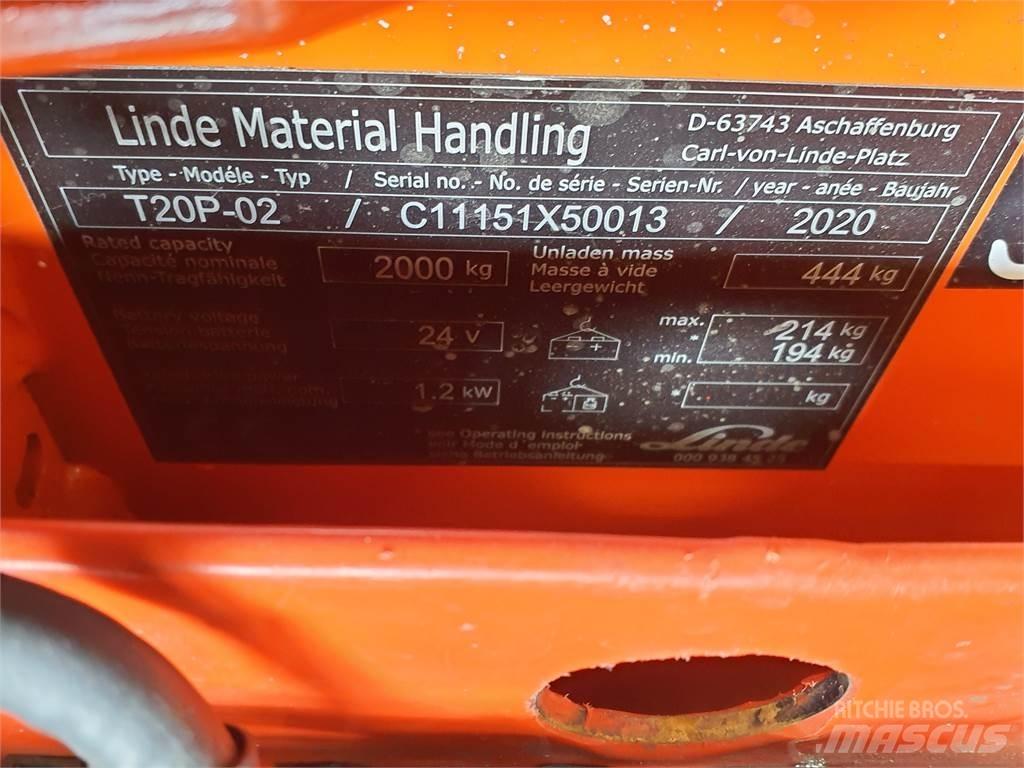 Linde T20P Mažų aukščių keltuvai