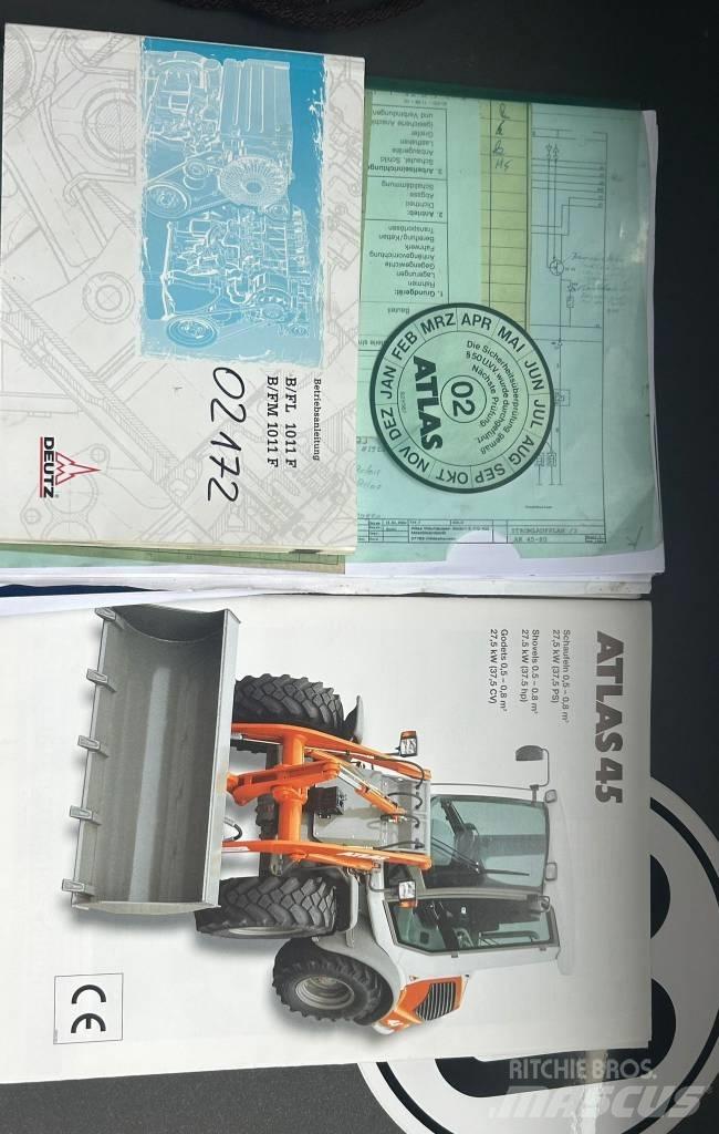 Atlas 45 Naudoti ratiniai krautuvai