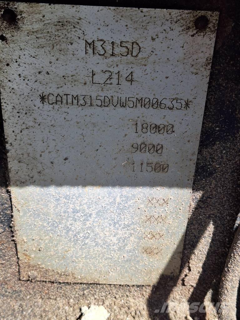 CAT M 315 D Ratiniai ekskavatoriai