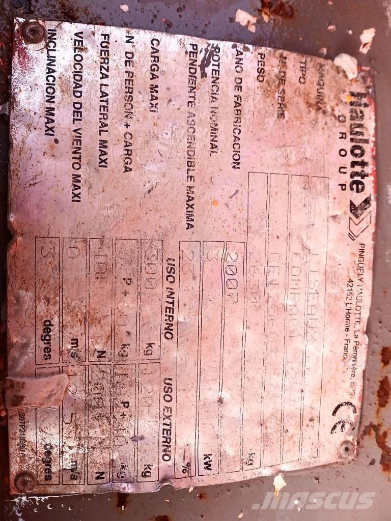 Haulotte Compact 12 Žirkliniai keltuvai