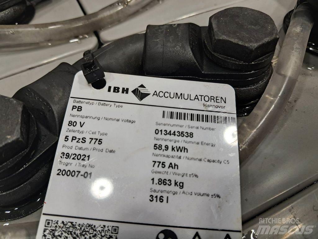 Batterij 80V 775Ah Baterijos