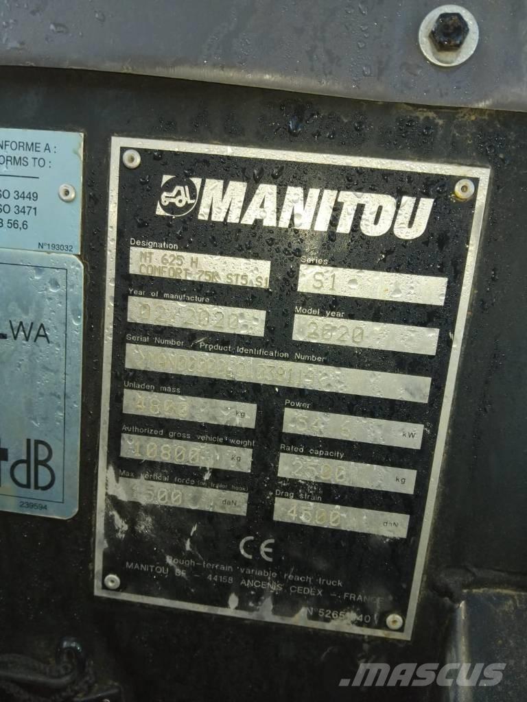 Manitou MT 625 Teleskopiniai krautuvai
