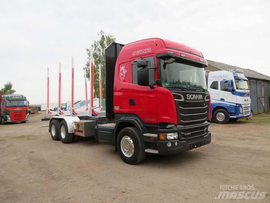 Scania R 520 Miškovežių vilkikai