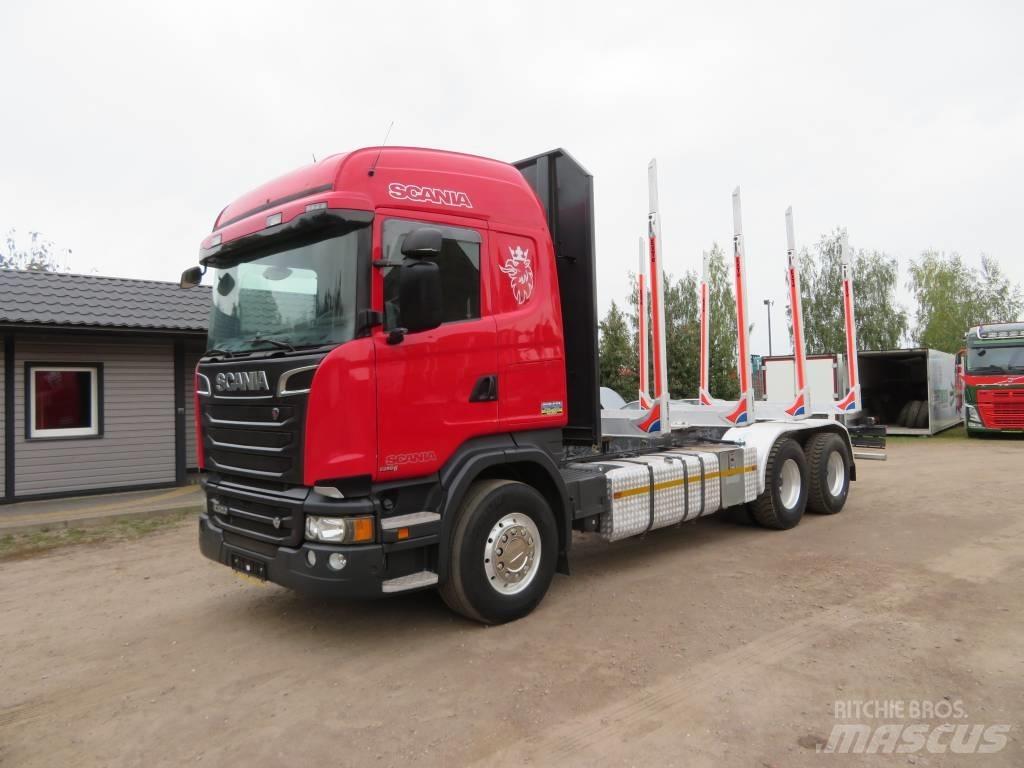 Scania R 520 Miškovežių vilkikai