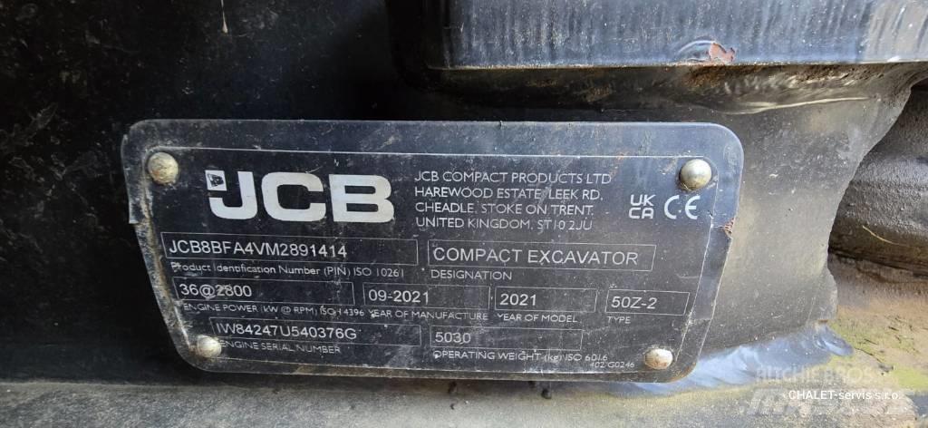 JCB 50 Z-2 Mini ekskavatoriai < 7 t