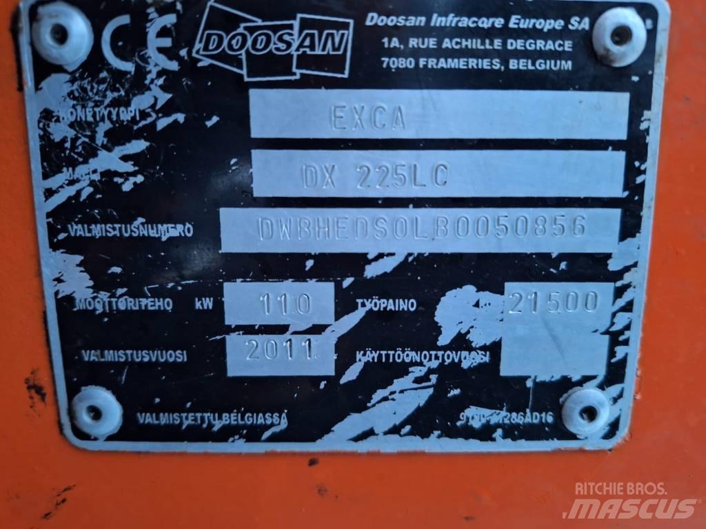 Doosan DX 225 LC Vikšriniai ekskavatoriai