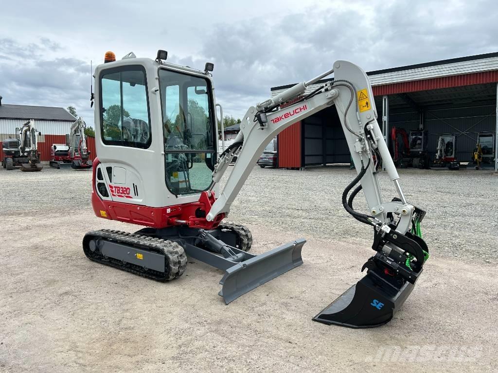 Takeuchi TB320 Mini ekskavatoriai < 7 t