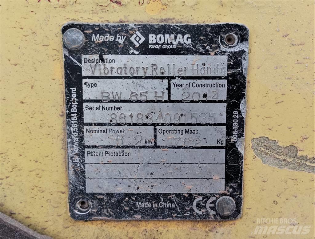 Bomag BW 65 H Porinių būgnų volai