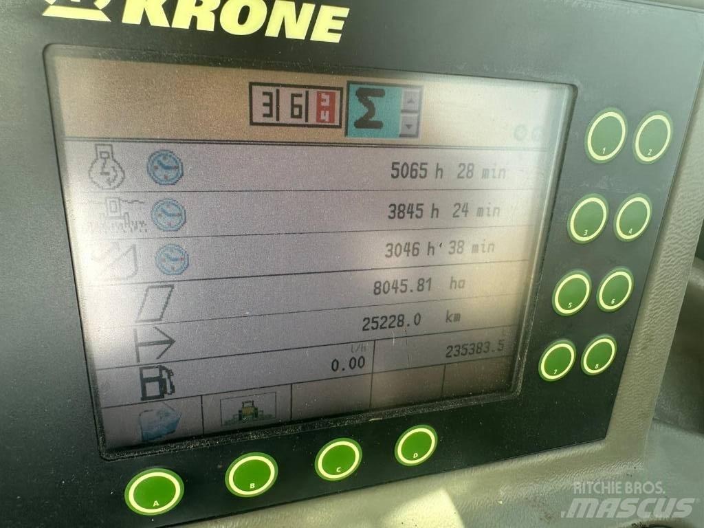 Krone Big X 500 Pašarų ruošimo technika